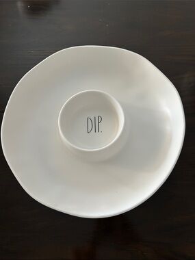 Rae Dunn Melamine Chips & Dip Platter